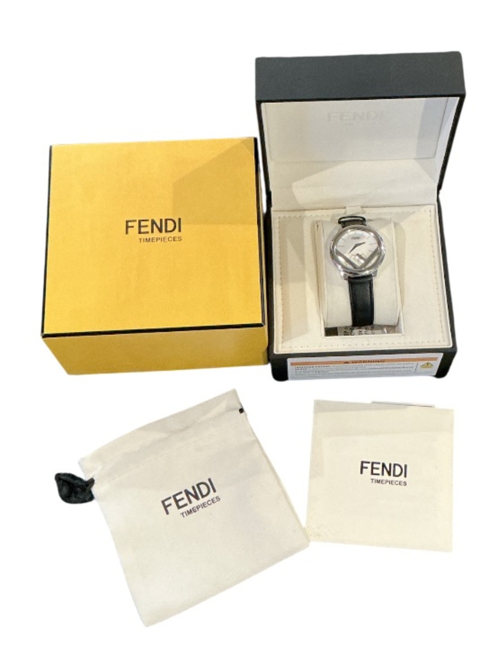 New authentic Fendi luxury designer Run Away stainless steel watch